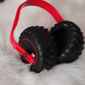 Black and Red Headphones